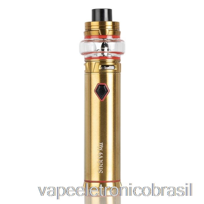 Vape Recarregável Smok Stick V9 & Stick V9 Max 60w Starter Kit V9 Max - Ouro